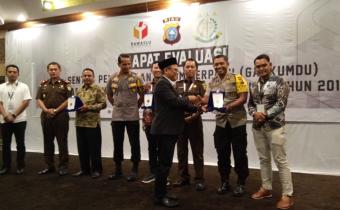 Sentra Gakkumdu Kabupaten Kepulauan Meranti Mendapat Peringkat Terbaik 3 Se-Provinsi Riau Dalam Penanganan Tindak Pidana Pemilu Tahun 2019