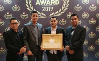 Bawaslu Kabupaten Kepulauan Meranti Meraih Penghargaan Terbaik Ketiga Se-Indonesia Pada Ajang Bawaslu Award 2019.
