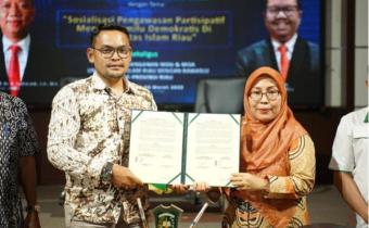 Sepakat kawal pemilu, Bawaslu Kabupaten Kepulauan Meranti Teken MOU dan MOA bersama Rektorat dan tiga Fakultas di Universitas Islam Riau