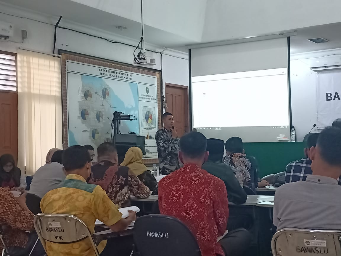 Bawaslu Riau Bahas Potensi Pelanggaran Tahapan Pemutakhiran Dan Penyusunan Daftar Pemilih