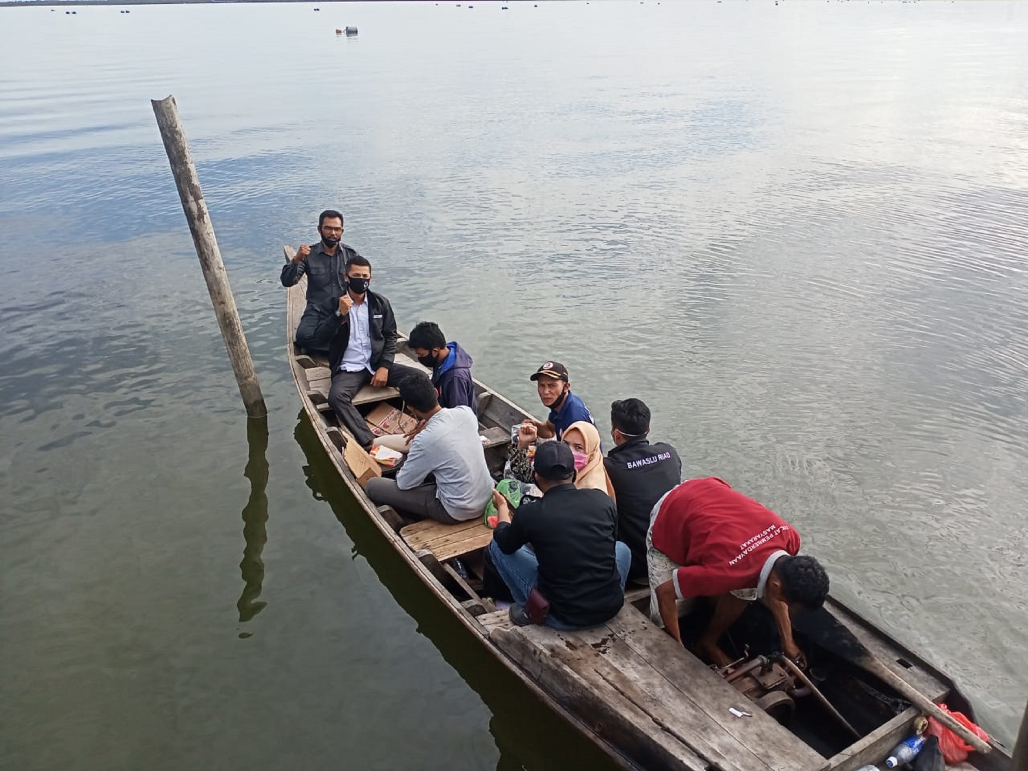 Bawaslu Kepulauan Meranti Pastikan Warga di Pedalaman Sungai Baru Desa Ketapang Permai Tidak Kehilangan Hak Pilih.