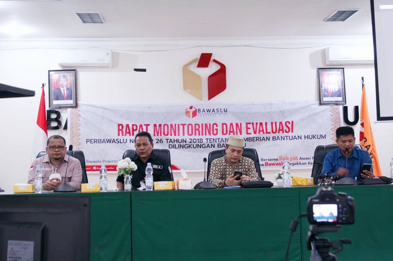 Bawaslu Riau Taja Agenda Sosialisasi Bantuan Hukum di Lingkungan Bawaslu