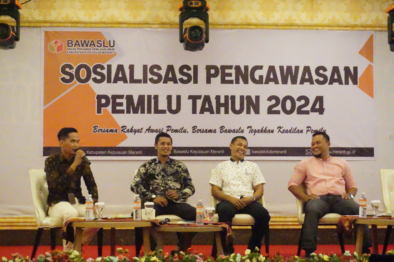 Bawaslu Meranti Melaksanakan Sosialisasi Pengawasan Pemilu 2024 bersama Stakeholder