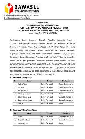 PERPANJANGAN 1