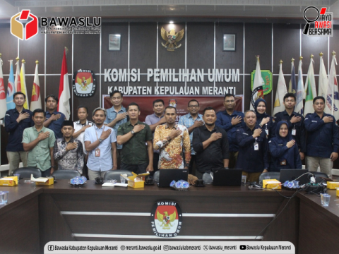 Sosialisasi Pemutakhiran Partai politik Berkelanjutan yang dilaksanakan di aula KPU Kabupaten Kepulauan Meranti