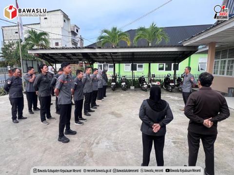 Apel Senin Pagi 26 Oktober 2026 Bawaslu Kabupaten Kepulauan Meranti