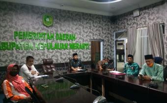 Bawaslu Meranti Hadiri Sosialisasi Pilkada Serentak 2020 Luber, Jurdil dan Aman Dari Covid-19 Di Kantor Bupati Kepulauan Meranti