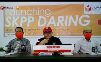 Bawaslu Riau Resmi Luncurkan SKPP Daring, Jumlah Peserta SKPP Daring Sebanyak 689 Orang Dari 12 Kabupaten/Kota Se-Provinsi Riau