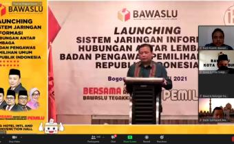 Bawaslu Meranti Hadiri Launching SIJARI Hubungan Antar Lembaga Bawaslu RI