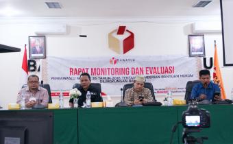 Bawaslu Riau Taja Agenda Sosialisasi Bantuan Hukum di Lingkungan Bawaslu