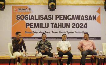 Bawaslu Meranti Melaksanakan Sosialisasi Pengawasan Pemilu 2024 bersama Stakeholder