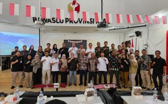 Rakor PDPB di Bawaslu Provinsi Riau