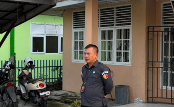 Usnul Mutowaf saat memberikan arahan pada Apel Senin Pagi