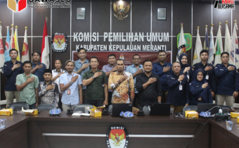 Sosialisasi Pemutakhiran Partai politik Berkelanjutan yang dilaksanakan di aula KPU Kabupaten Kepulauan Meranti