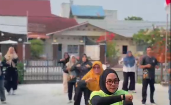 Senam Sehat Bawaslu Kabupaten Kepulauan Meranti