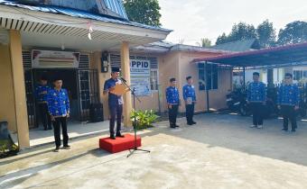 M. Hafit, S.Sos Anggota Bawaslu Kepulauan Meranti saat menjadi Inspektur Upacara Peringatan Hari Kesaktian Pancasila di Kantor Bawaslu Kepulauan Meranti Hari Kamis, 01 Oktober 2026