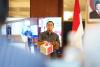 Anggota Bawaslu Puadi saat membuka Rapat Pembahasan Penguatan Penegakan Hukum Tindak Pidana Pemilu dan Sentra Gakkumdu di Jakarta, Selasa (20/10/2026).